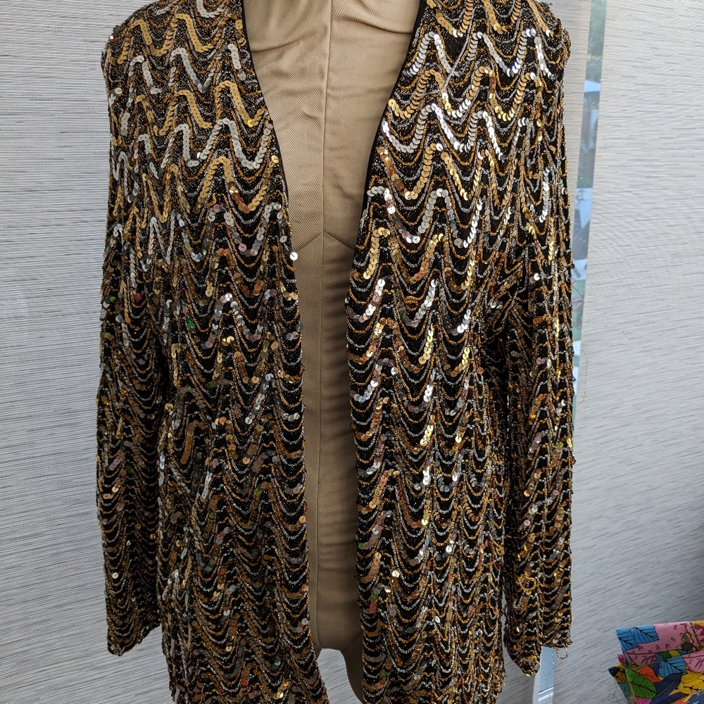 Lady Winn California by TEDDI Vintage  Sequin Jacket